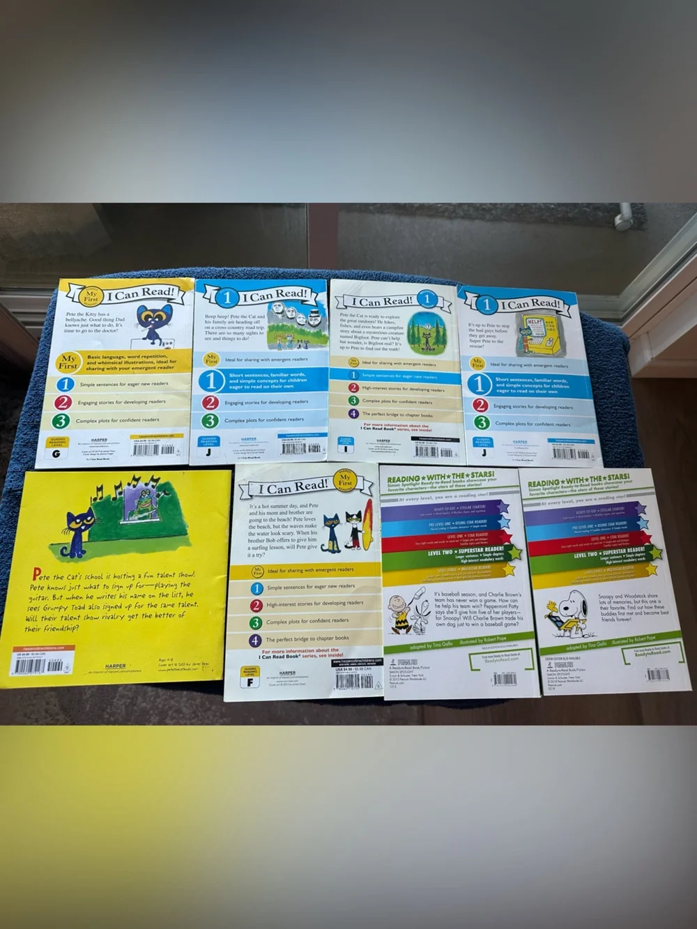 I Can Read! Kids Book Set - Blue and Yellow
